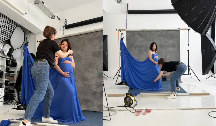 sesja w studio fotograficznym, fotograf częstochowa, sesja warszawa, fotografia kobieca, sesja ciążowa, fleszka studio, karolina grzesiak